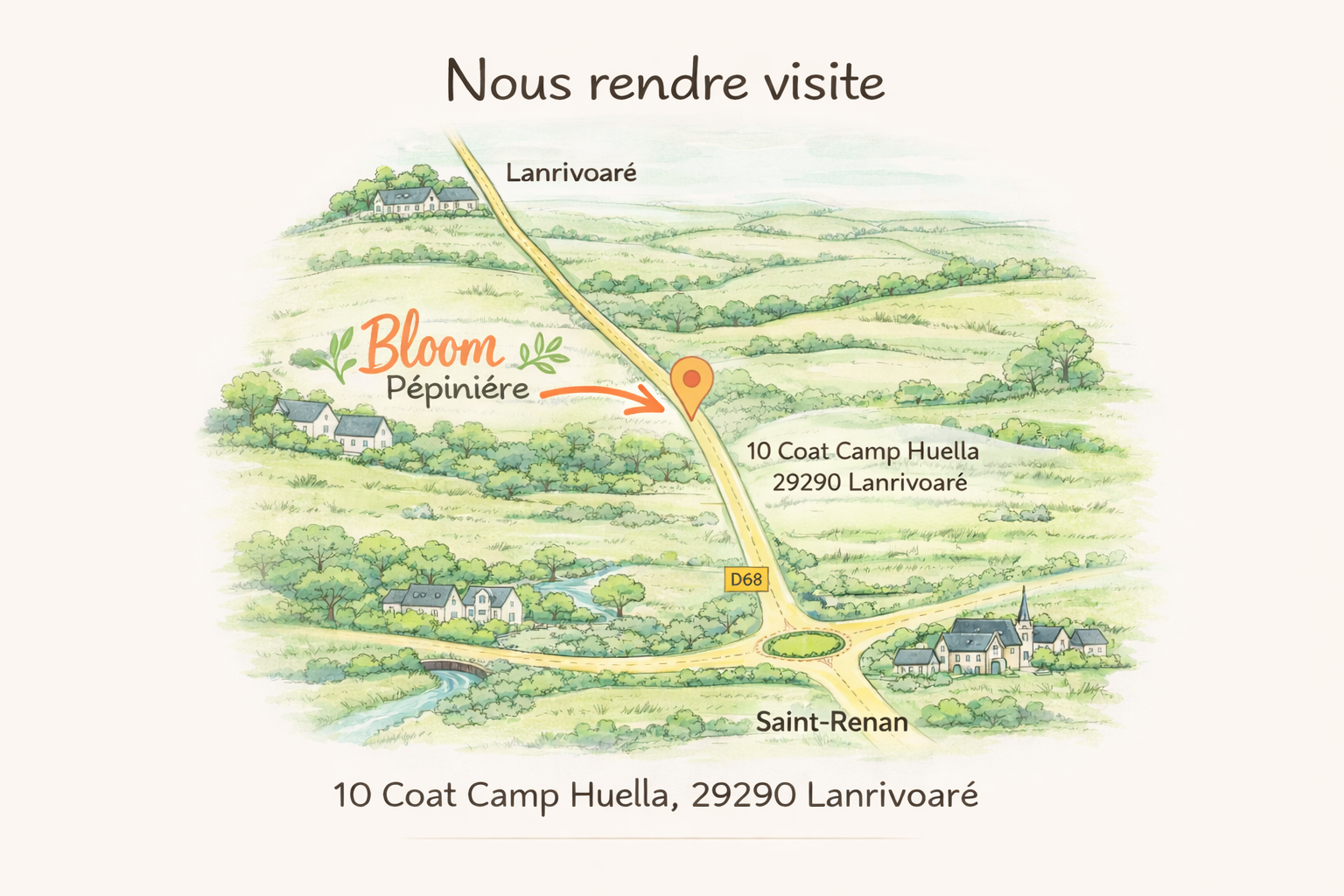 Accès Bloom Pépinière